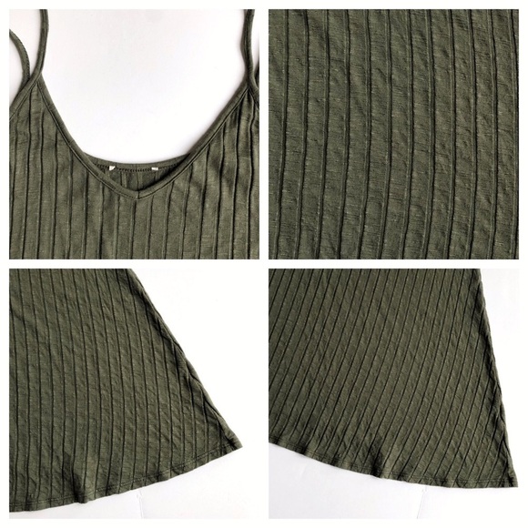 UO Silence + Noise Wide Ribbed Knit Slip Dress - Picture 8 of 12